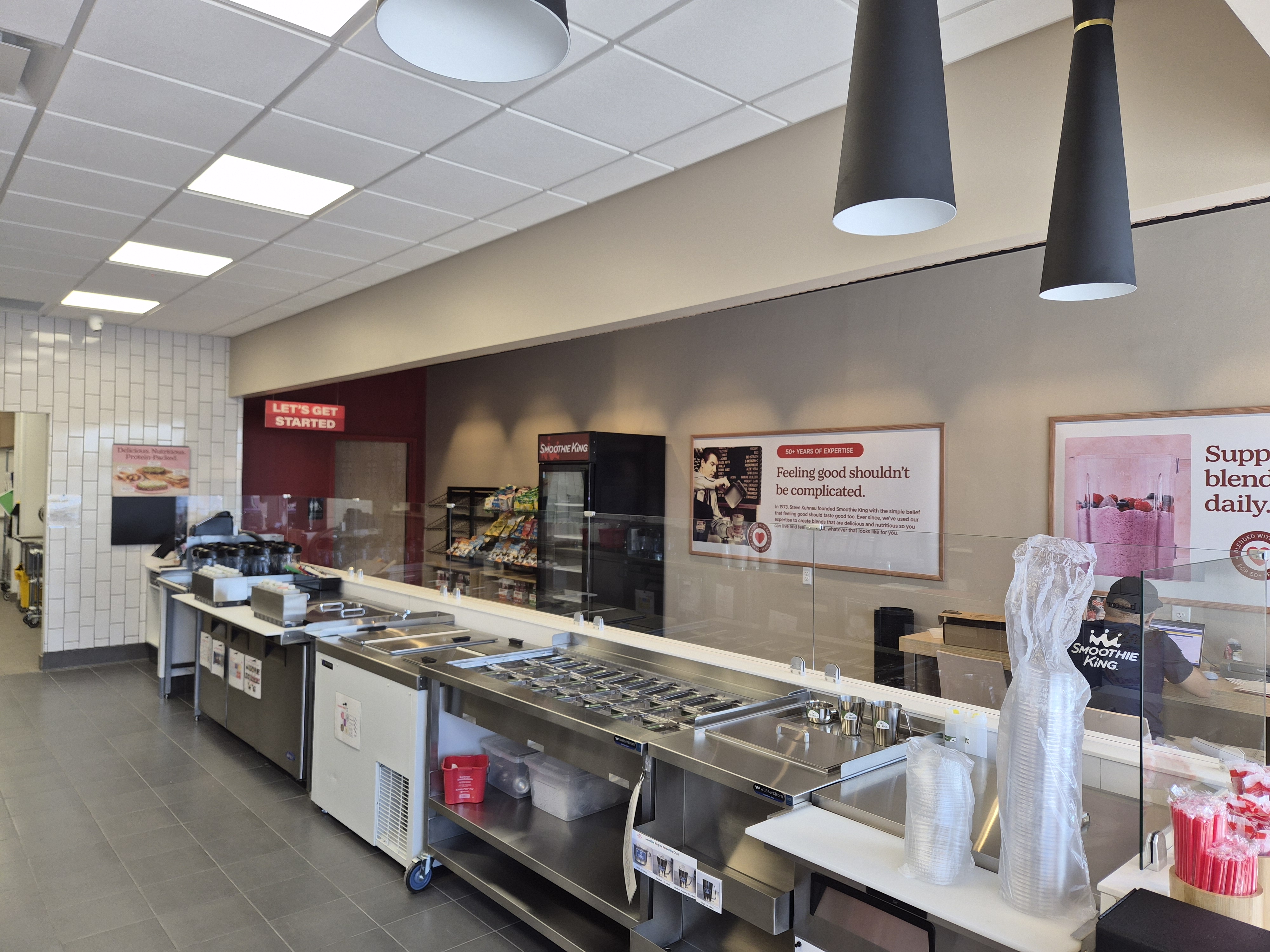 Smoothie King Port Charlotte completed service line by JJ Builders